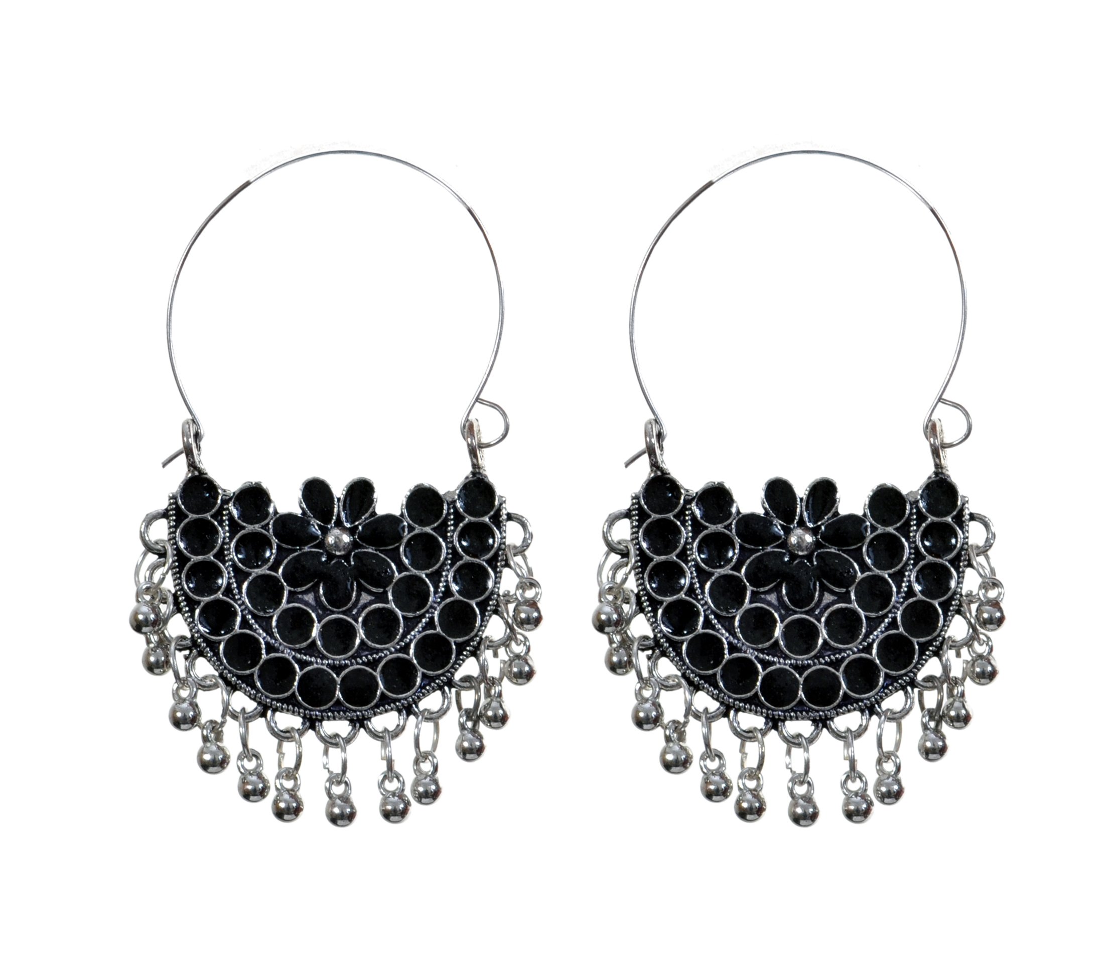 Handmade Kuchi Afghan Indian Earrings for Women & Girls | Traditional Tribal Jewelry | Perfect for Festivals, Weddings & Boho Fashion