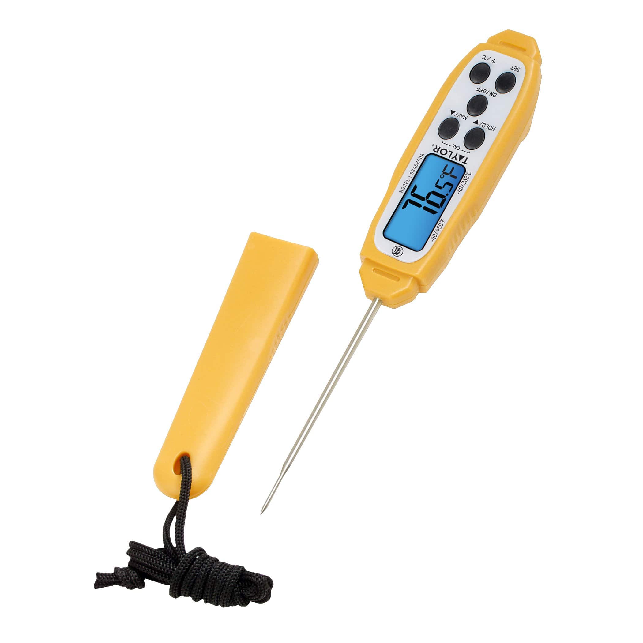 Waterproof Digital Thermometer for Cooking, Meat, Liquids - Accurate Instant Read Kitchen & Outdoor Use