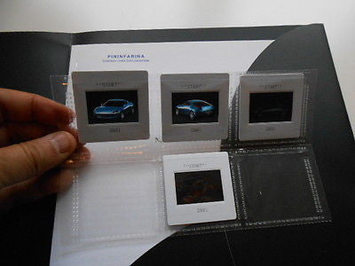 2002 Ferrari Pininfarina Limited Edition Press Kit with Rare Photo Slides – Collectible Car Memorabilia for Enthusiasts & Display