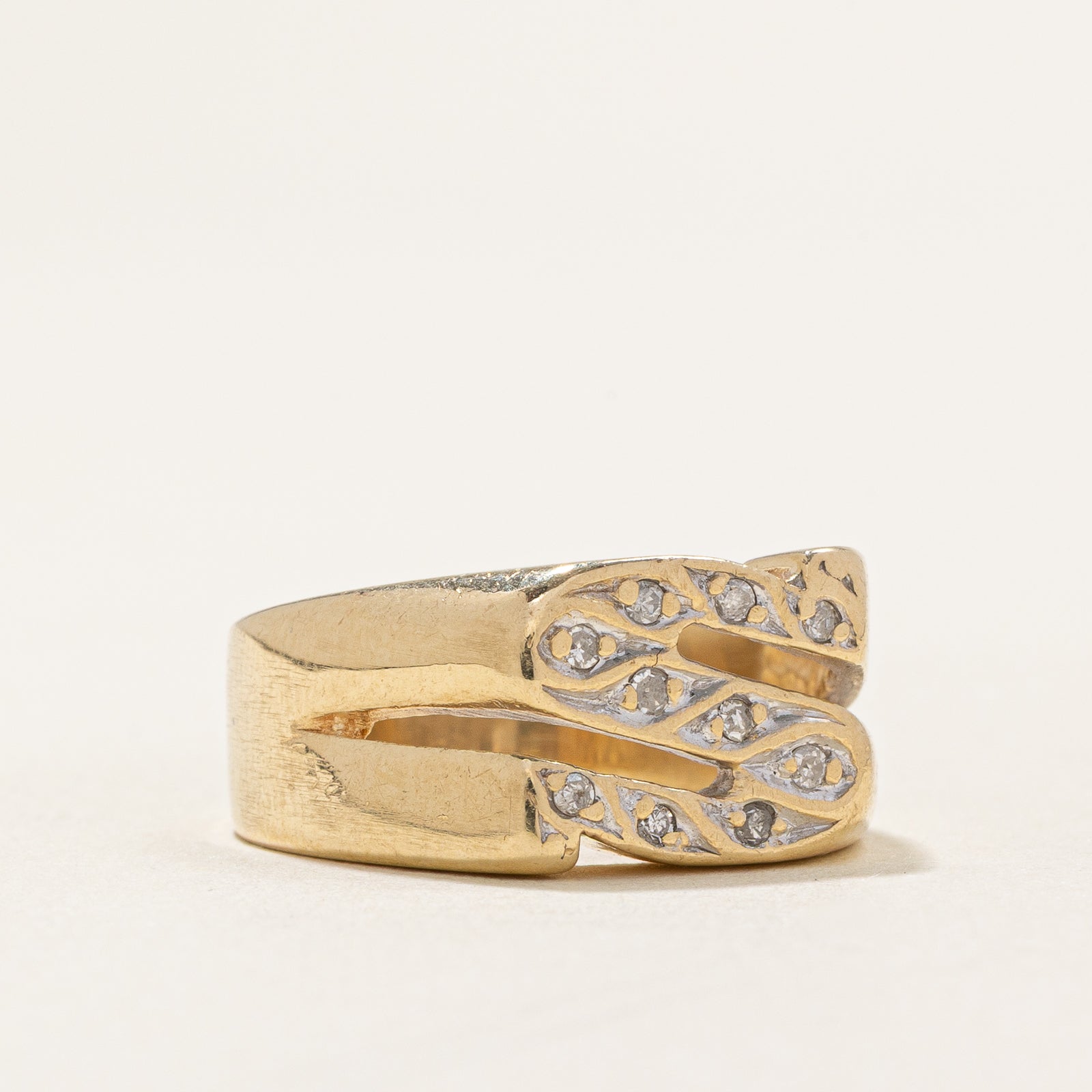 Diamond 'S' Initial Ring - 0.035ctw Genuine Diamond, Size 4.5 - Perfect for Birthdays, Anniversaries & Personalized Gifts