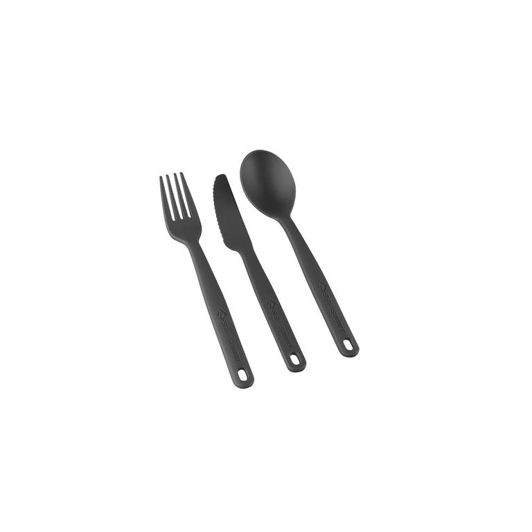 Premium Camping Cutlery Set - Stainless Steel Spoon, Fork & Knife for Outdoor Adventures, Hiking & Picnics - Compact & Lightweight Travel Utensils