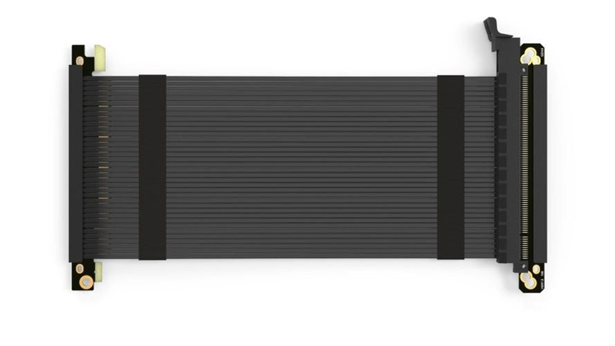 Streacom RZ4 PCIe Gen4 Riser Cable - High-Speed Flexible PCI Express Extension for Gaming PC, Mining Rig & Workstation - Perfect for Vertical GPU Mounting & Compact PC Builds