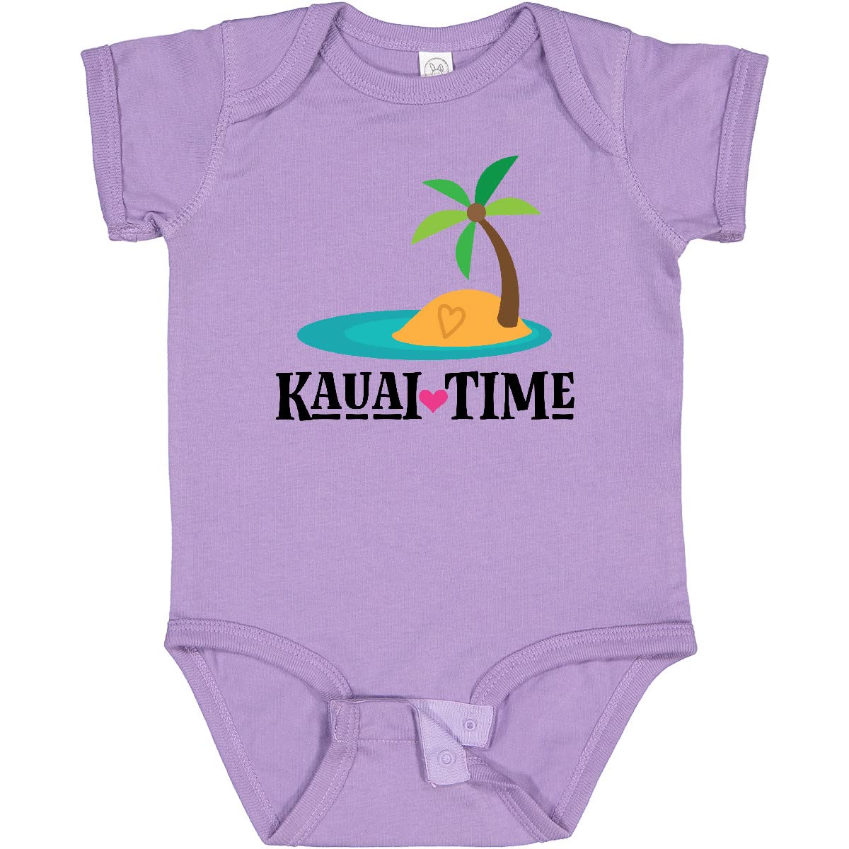 Inktastic Kauai Time Hawaii Island Baby Bodysuit - Soft Cotton Infant Onesie for Boys & Girls - Perfect for Beach Vacations, Family Photos & Hawaiian Theme Parties