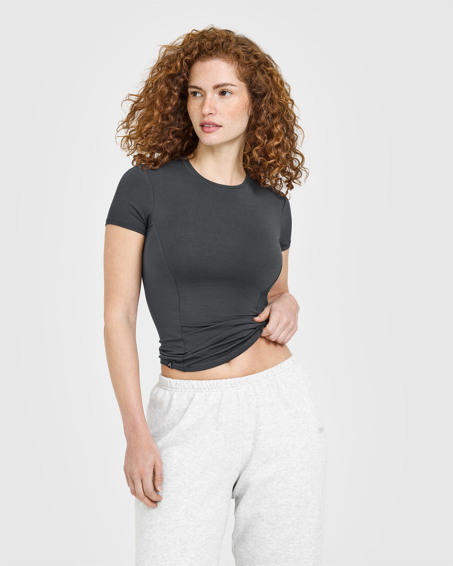 Mellow™ Soft Short Sleeve T-Shirt for Men - Comfortable Cotton Crewneck Tee in Coal Black | Casual Wear, Lounge, Everyday Outfits