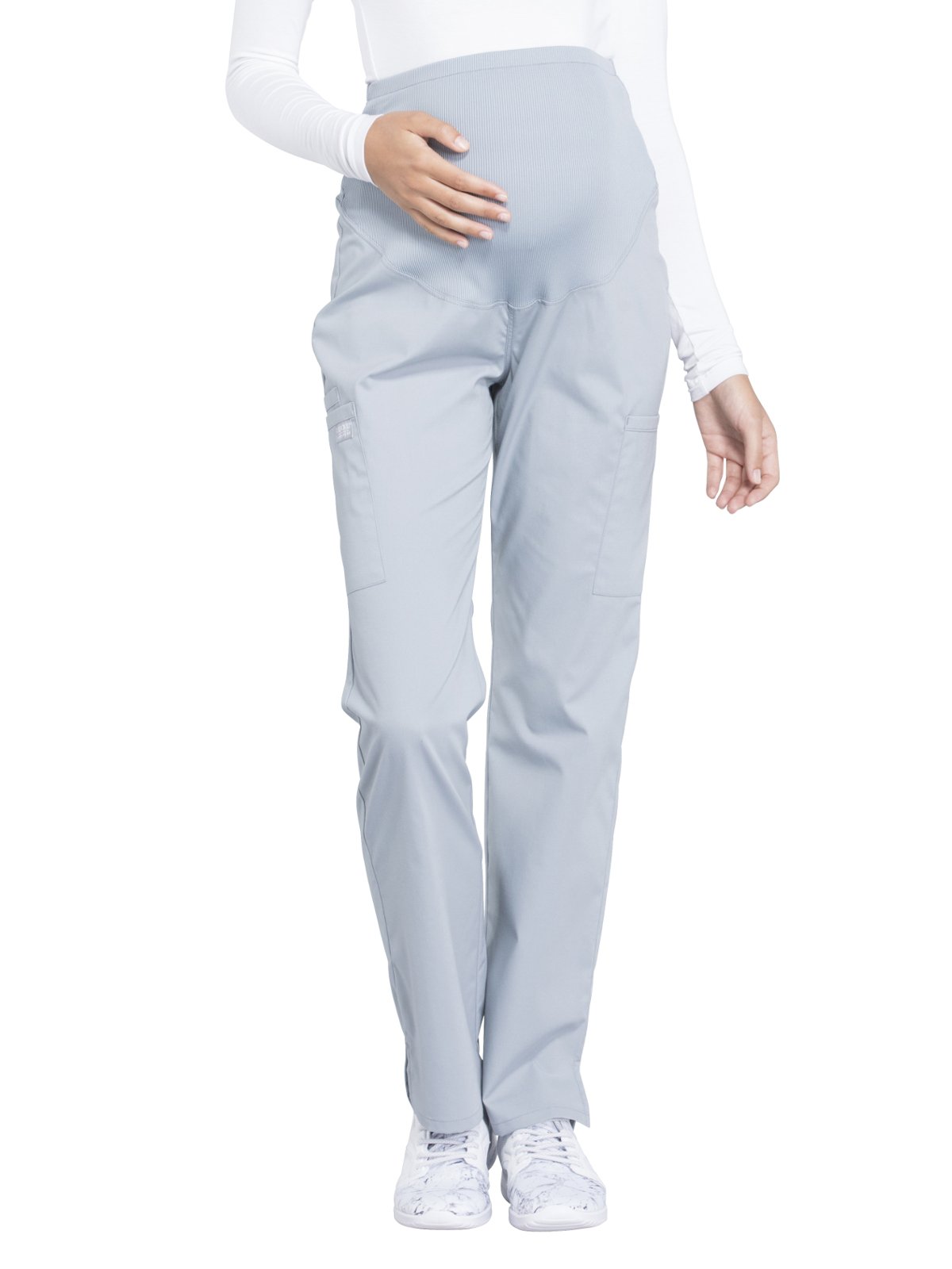 Cherokee Women's Professional Scrubs Pants - Maternity Workwear with Straight Leg Design WW220 - Ideal for Nurses, Doctors & Healthcare Professionals