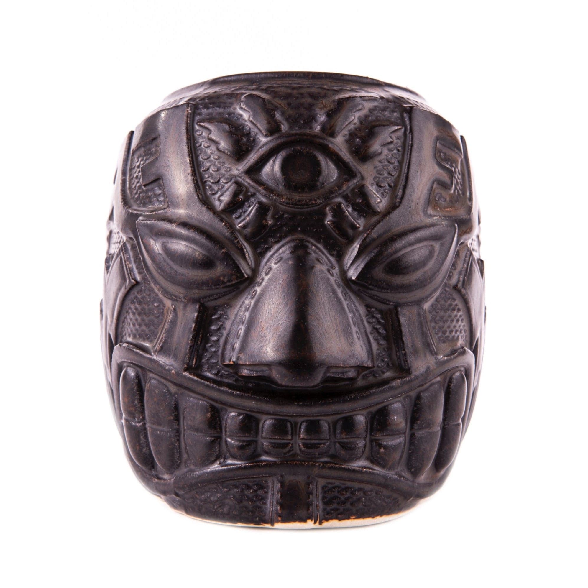 El Ojo Fantastico Tiki Mug - Reclusa Parda Variant | Handcrafted Ceramic Tiki Cup for Tropical Cocktails, Home Bar Decor & Themed Parties