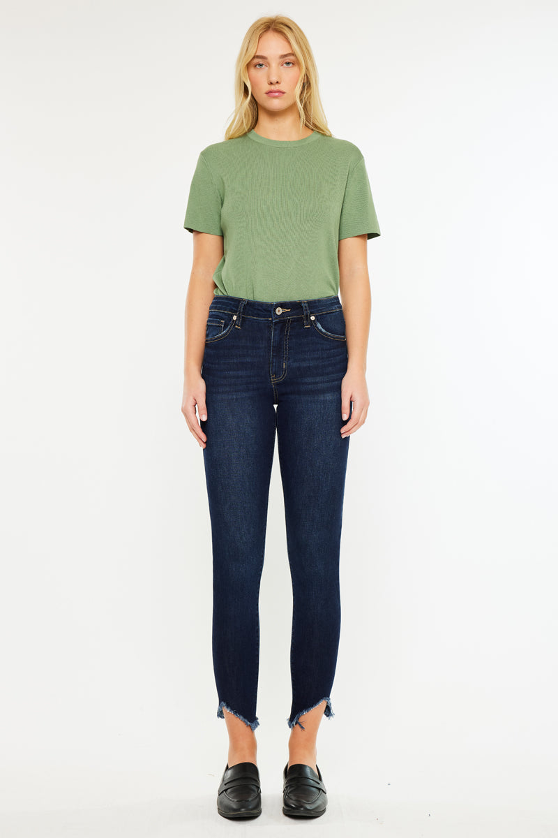 Dayna High Rise Ankle Skinny Jeans for Women - Stretchy Denim Pants with Slim Fit & Comfortable Waistband | Perfect for Casual Wear, Office Outfits & Night Out