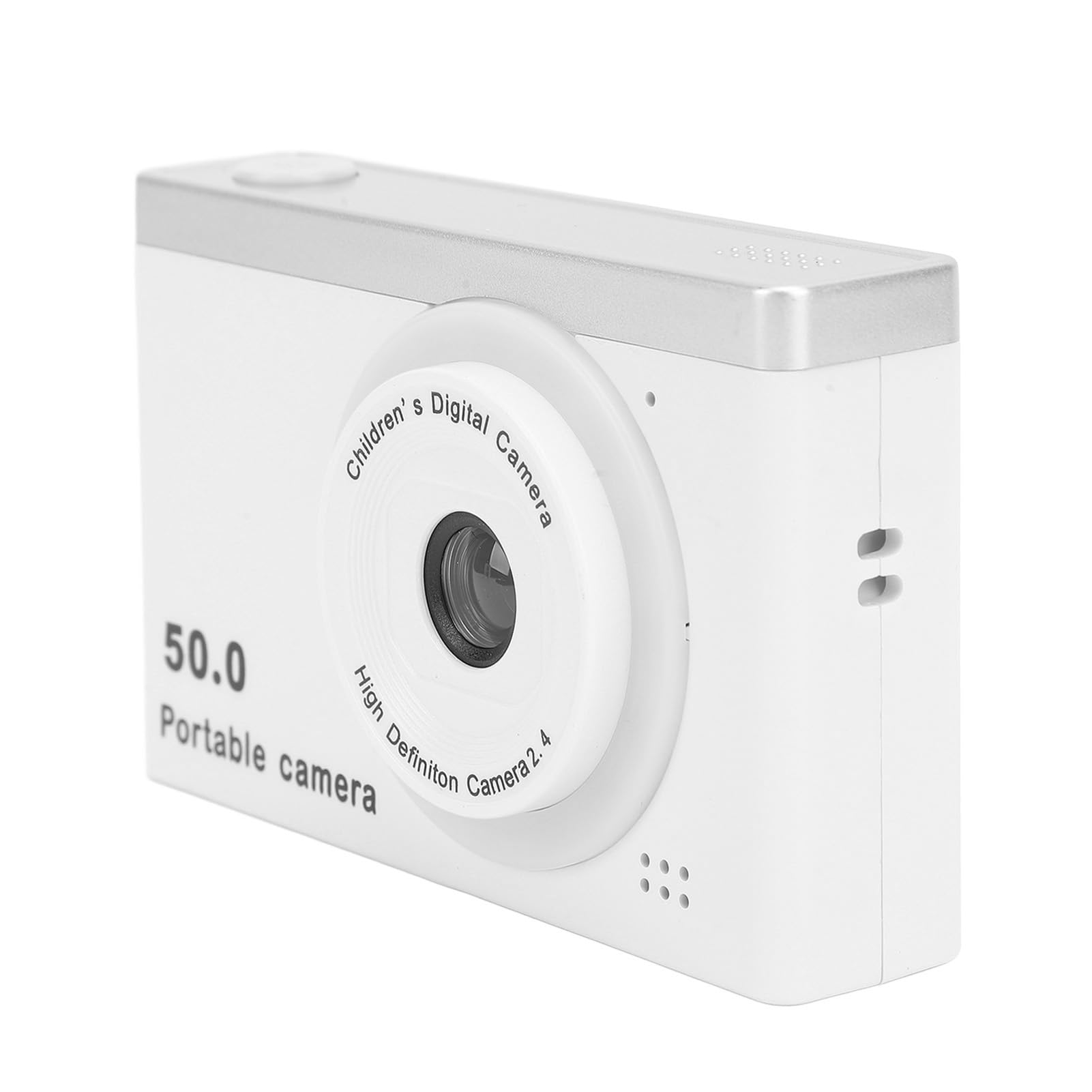**16MP HD Digital Camera 1080P Video, 8X Zoom Portable Compact Camera with Rear Lens & Filters - Perfect for Travel, Vlogging & Photography (White)**