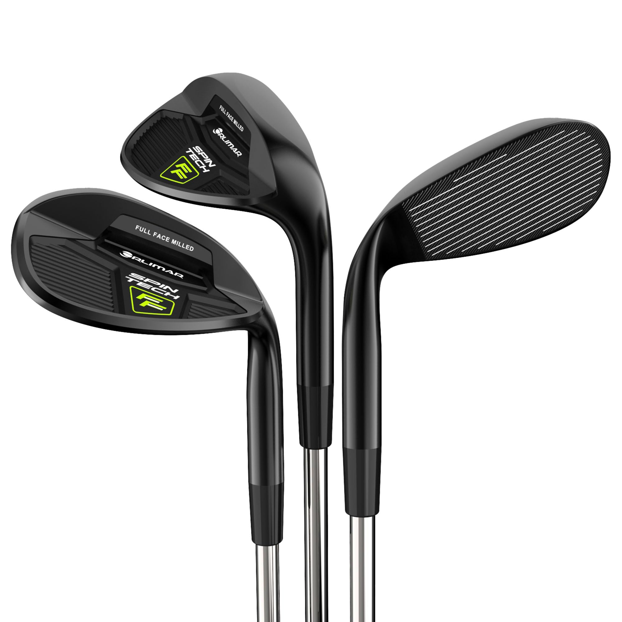 Orlimar Spin Tech Full Face Golf Wedges for Men - 52° 56° 60° 64° Loft Options | Right & Left Handed | Enhanced Spin Control & Low Bounce Design | Perfect for Short Game Improvement & Bunker Shots