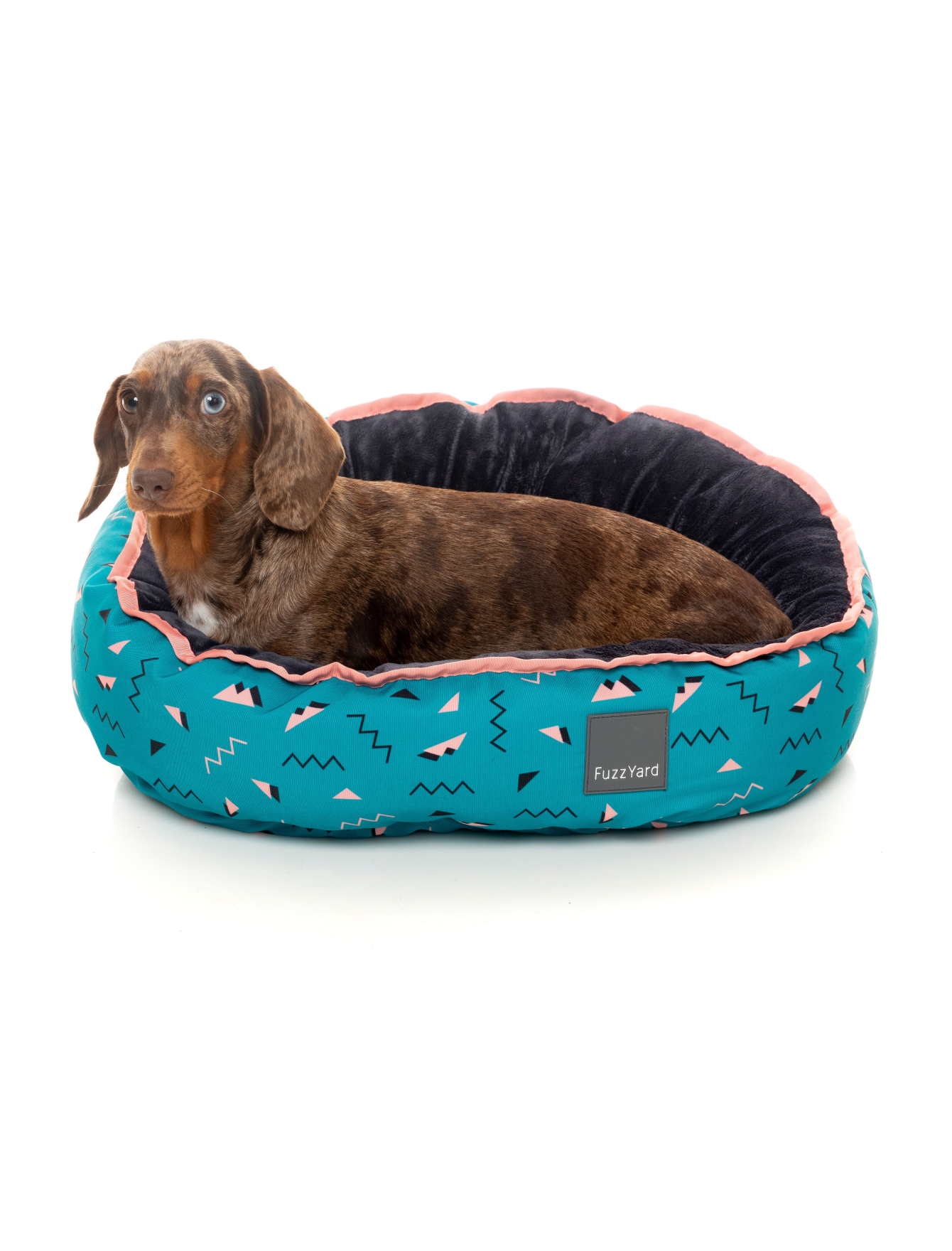 Fuzzyard Reversible Dog & Cat Bed - Sorrento Pattern, Soft & Cozy Pet Bed for Small Medium Large Dogs & Cats, Perfect for Living Room, Bedroom, or Crate