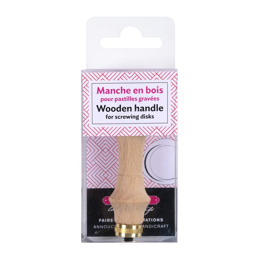 Herbin HB40601 Natural Wooden Handle for Sealing Wax Stamps - Perfect for Wedding Invitations, Diplomas & Craft Projects
