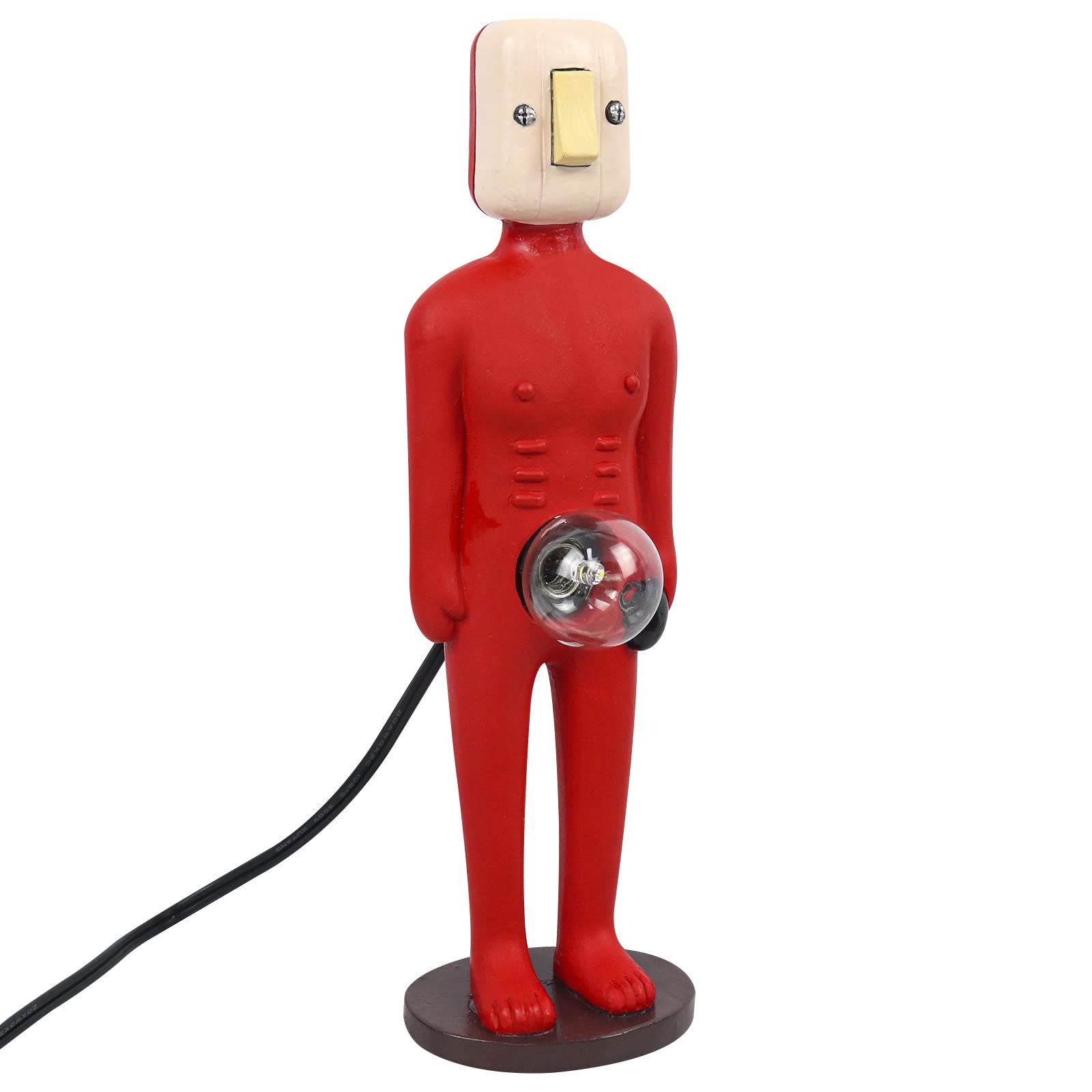 Funny Resin Desk Lamp with USB Interface - AGCTIW Body Light Bulb for Home Office Decor, Perfect for Bedroom Night Light & Gaming Room Ambience