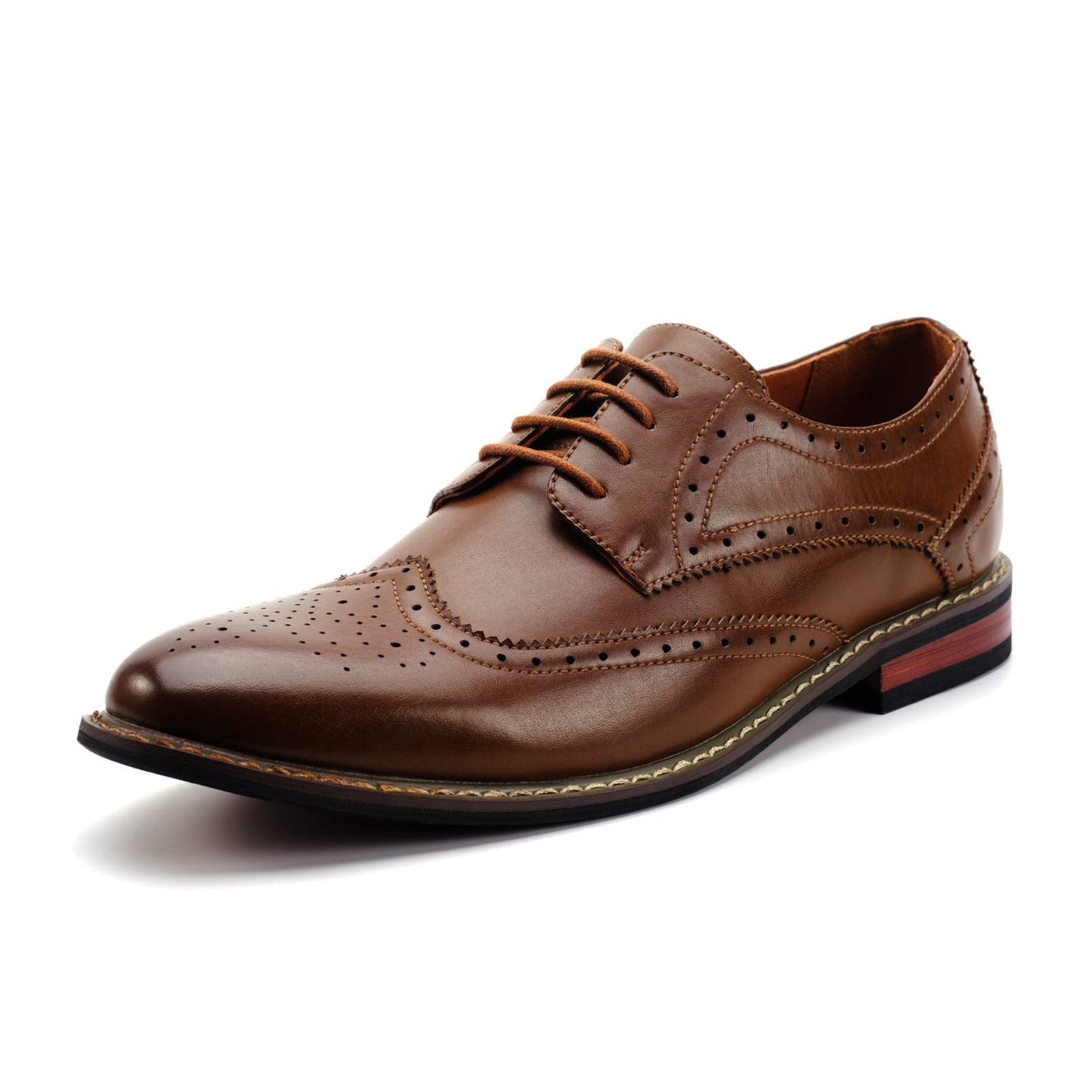 Premium Men's Oxford Dress Shoes - Wingtip Brogue Business Formal Shoes for Office, Wedding & Special Occasions | Comfortable & Stylish Leather Shoes for Professional Men