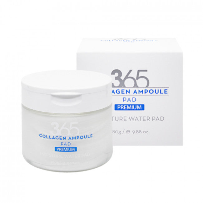 3W Clinic 365 Days Collagen Ampoule Pad 280g (70ea) – Hydrating & Anti-Aging Facial Treatment for Daily Skincare Routine, Perfect for Dry & Sensitive Skin