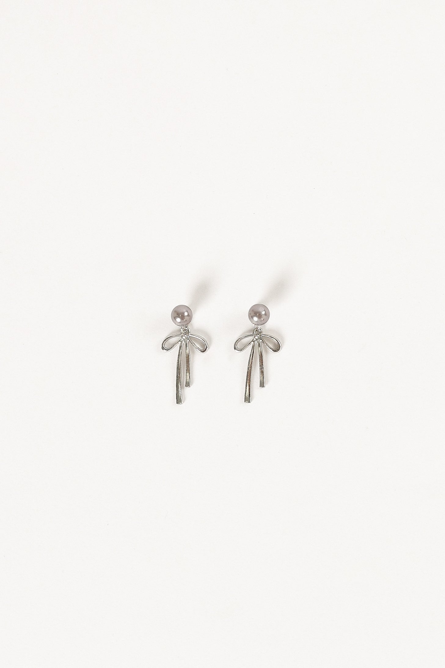 Elegant Silver Bow Earrings for Women - Perfect for Parties, Weddings & Everyday Wear | Hypoallergenic & Lightweight Fashion Jewelry