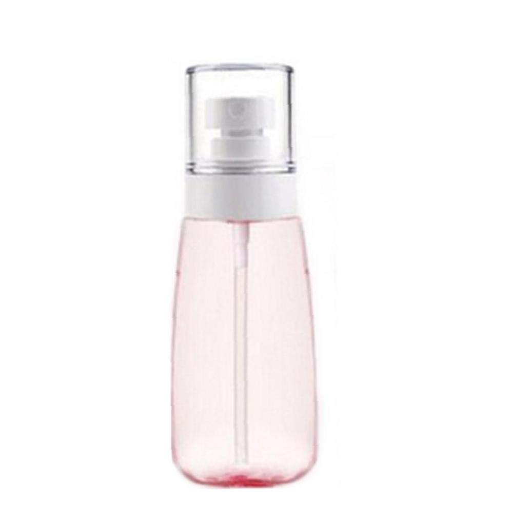 1pc Clear Refillable Airless Mist Spray Travel Bottle for Cosmetic, Skincare, Lotion & Perfume - Pink | Portable Leak-Proof Makeup Container for Travel, Gym & Daily Use