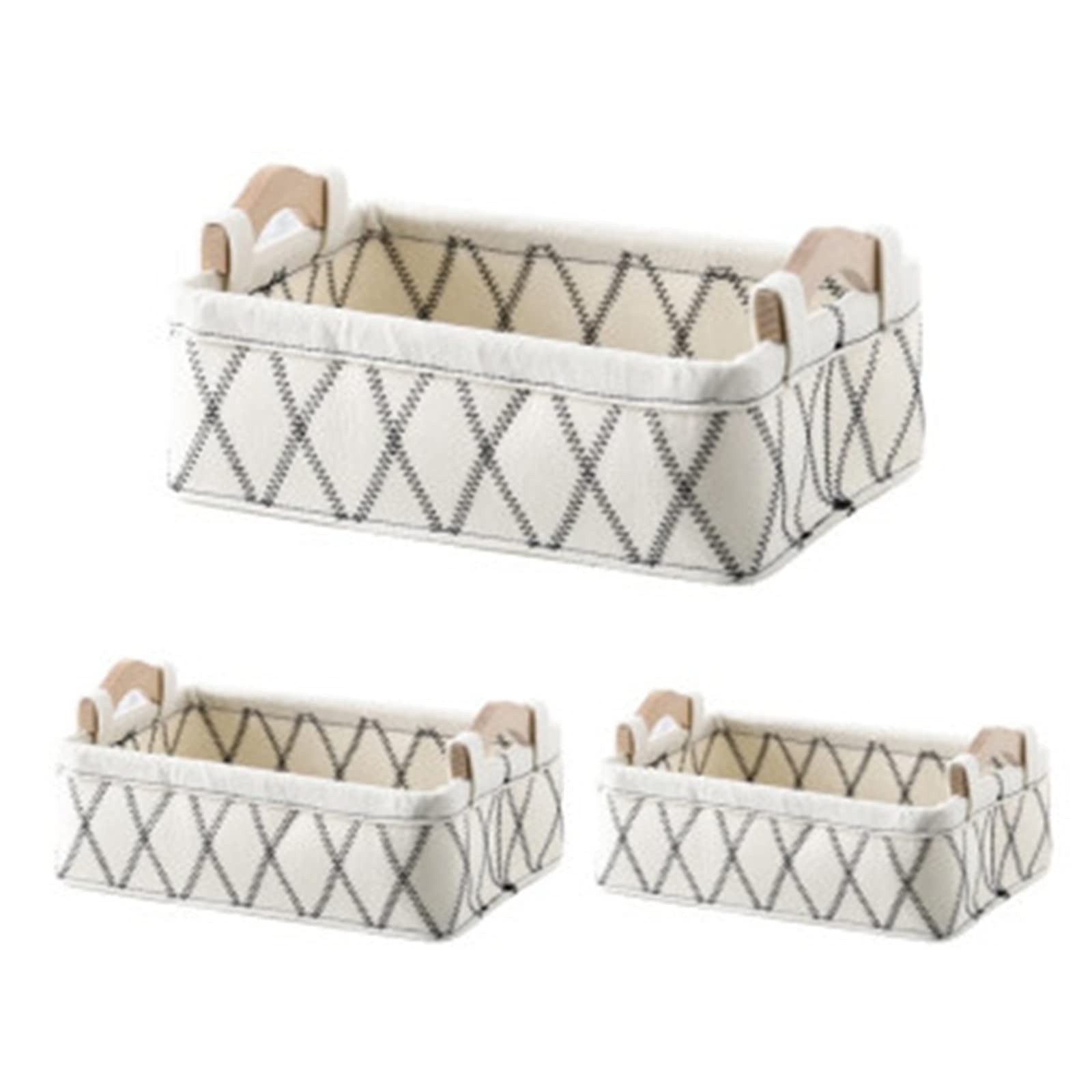 Premium Fabric Storage Box - Foldable Felt Storage Basket for Clothes, Toys, Books & Home Organization (White) | Perfect for Bedroom, Nursery, Office & Closet Storage Solutions