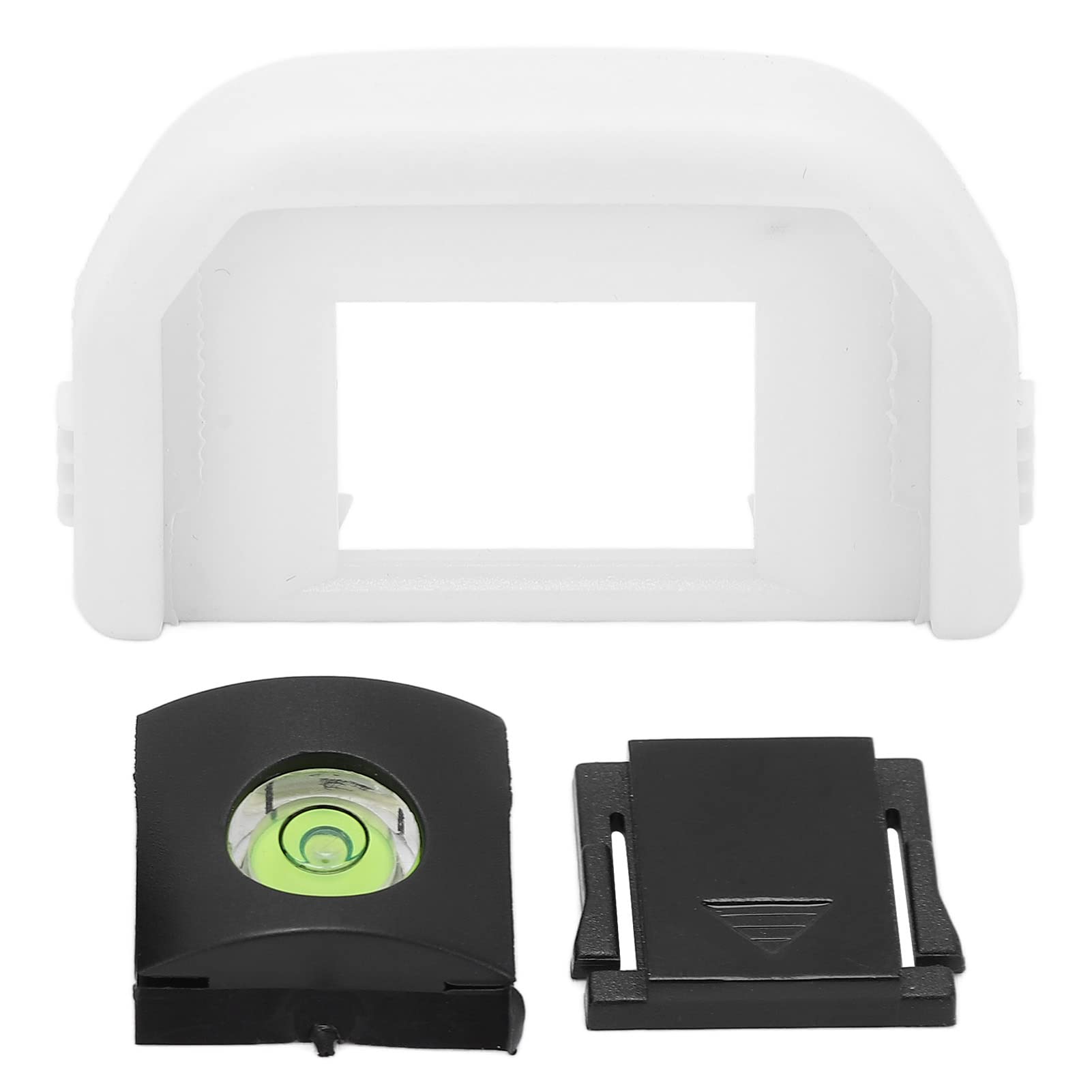 Hozee Camera Viewfinder Protective Eye Cup - Durable & Easy to Assemble Anti-Scratch Eyepiece for DSLR/Mirrorless Cameras (White) - Perfect for Outdoor Photography & Travel Shooting