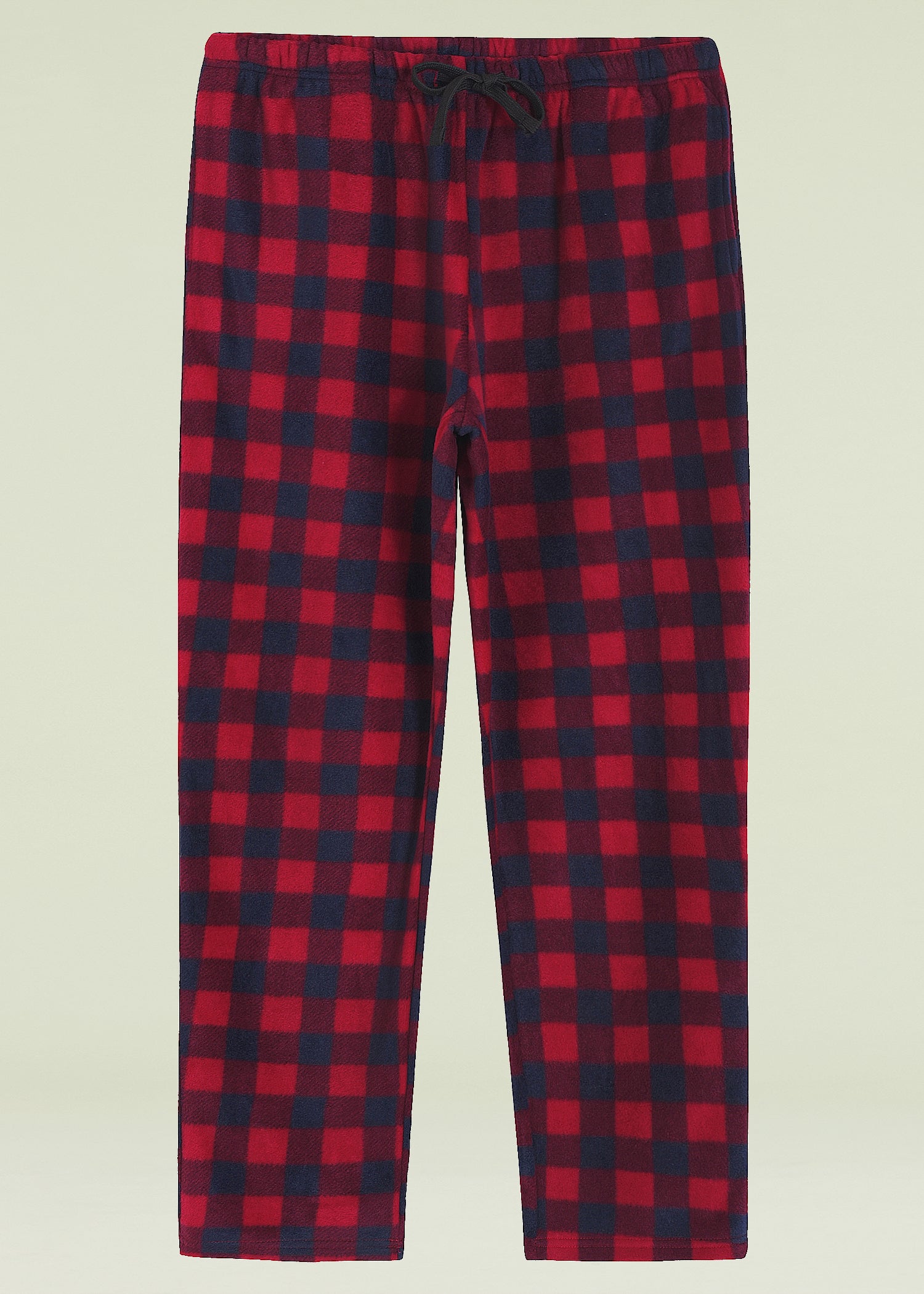 Cozy Women's Fleece Plaid Pajama Pants with Pockets - Soft Winter Sleepwear & Lounge Pants for Home, Travel & Relaxation