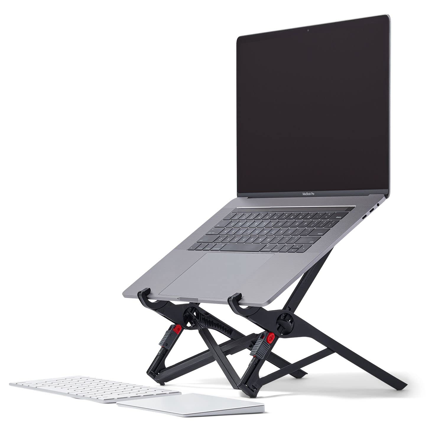Adjustable Portable Roost Laptop Stand for MacBook & PC - Ergonomic Height & Angle Adjustment - Perfect for Home Office, Travel & Workspace Setup
