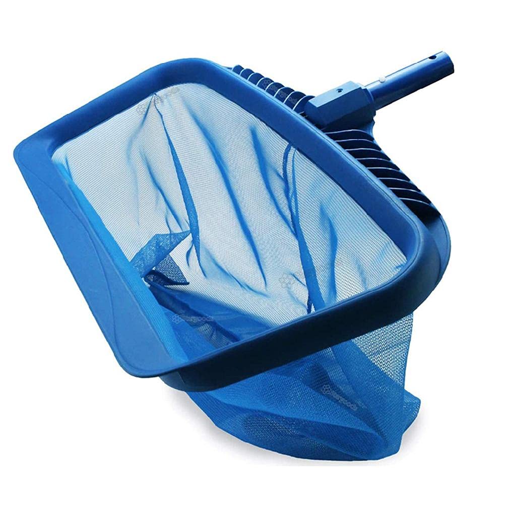 Heavy Duty Large Capacity Fine Mesh Pool Leaf Skimmer Net - Blue Swinging Design for Above Ground Pools, Hot Tubs & Spa Maintenance | Perfect for Quick Debris Removal & Pool Cleaning