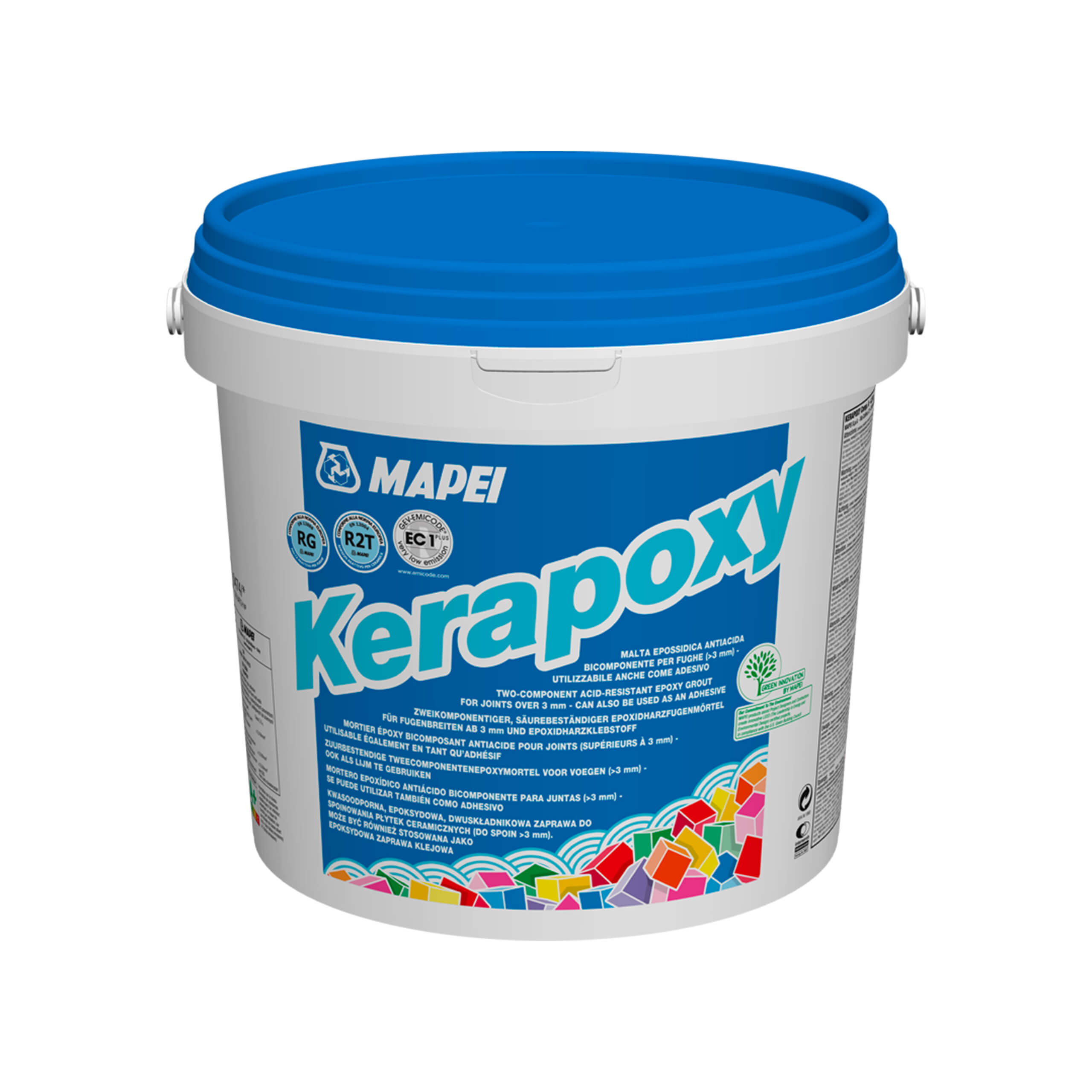 Mapei Kerapoxy 5kg White 100 - Premium Epoxy Grout for Tile and Stone - Ideal for Bathrooms, Kitchens, and High-Traffic Areas