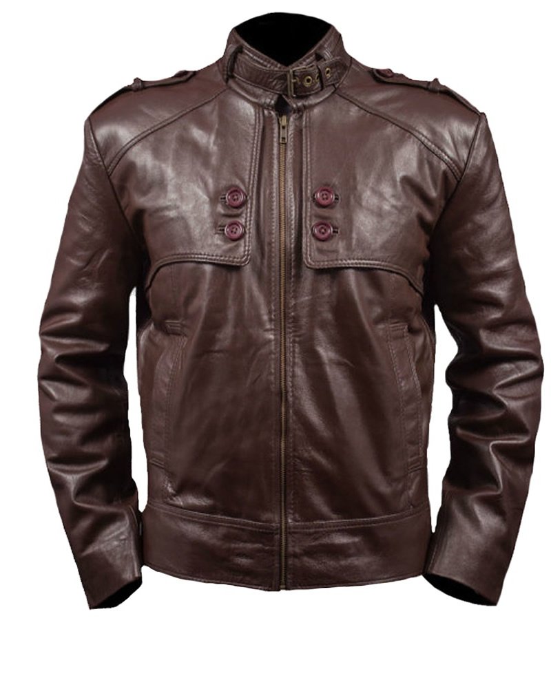 Coolhides Men's Genuine Leather Jacket - Premium Biker Style Outerwear for Motorcycle Riding & Casual Wear