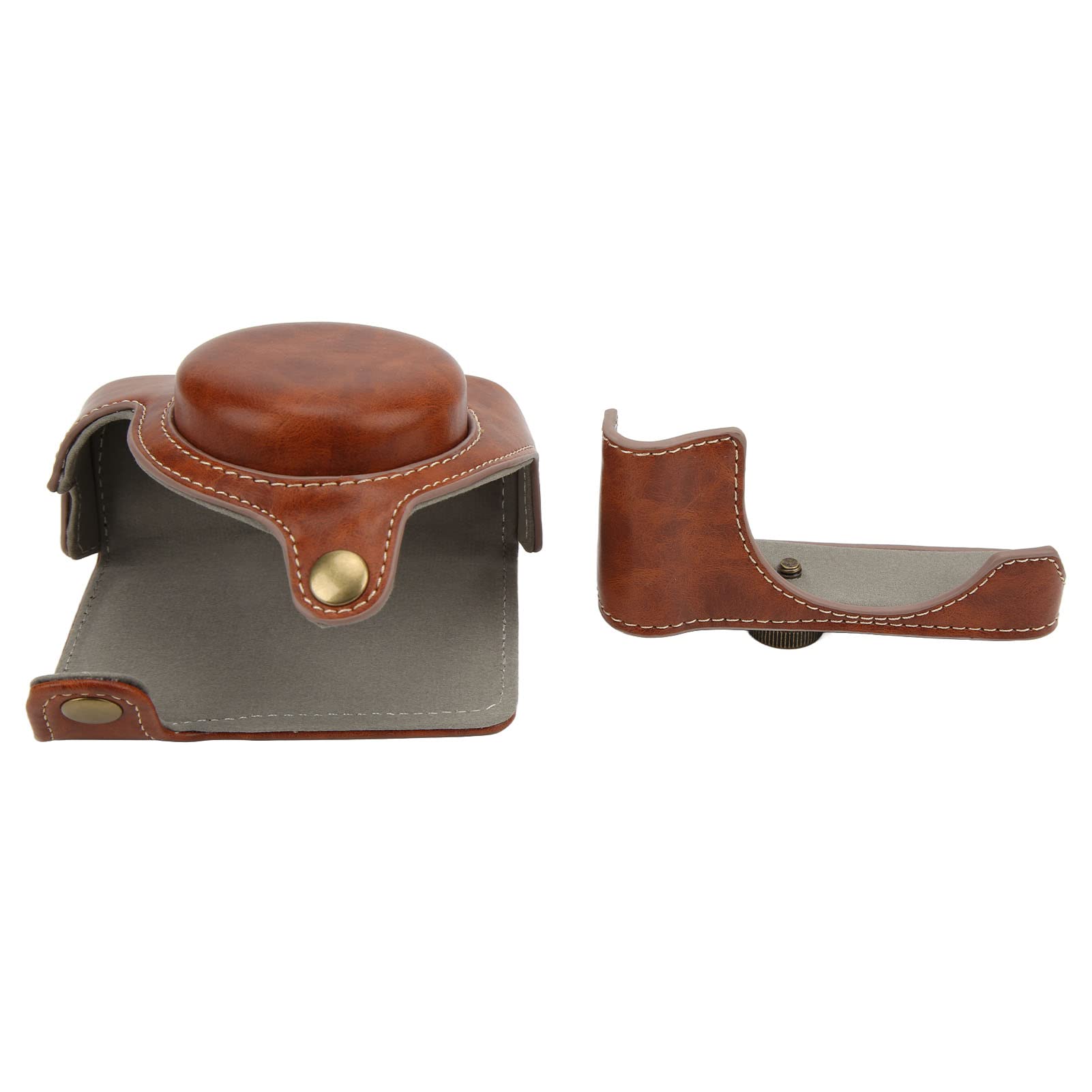 Premium PU Leather Camera Case for Sony ZV1 - Scratch-Resistant Arc Design Holster - Perfect Gift for Vloggers & Photographers (Ideal for Travel, Outdoor Shooting & Daily Use)