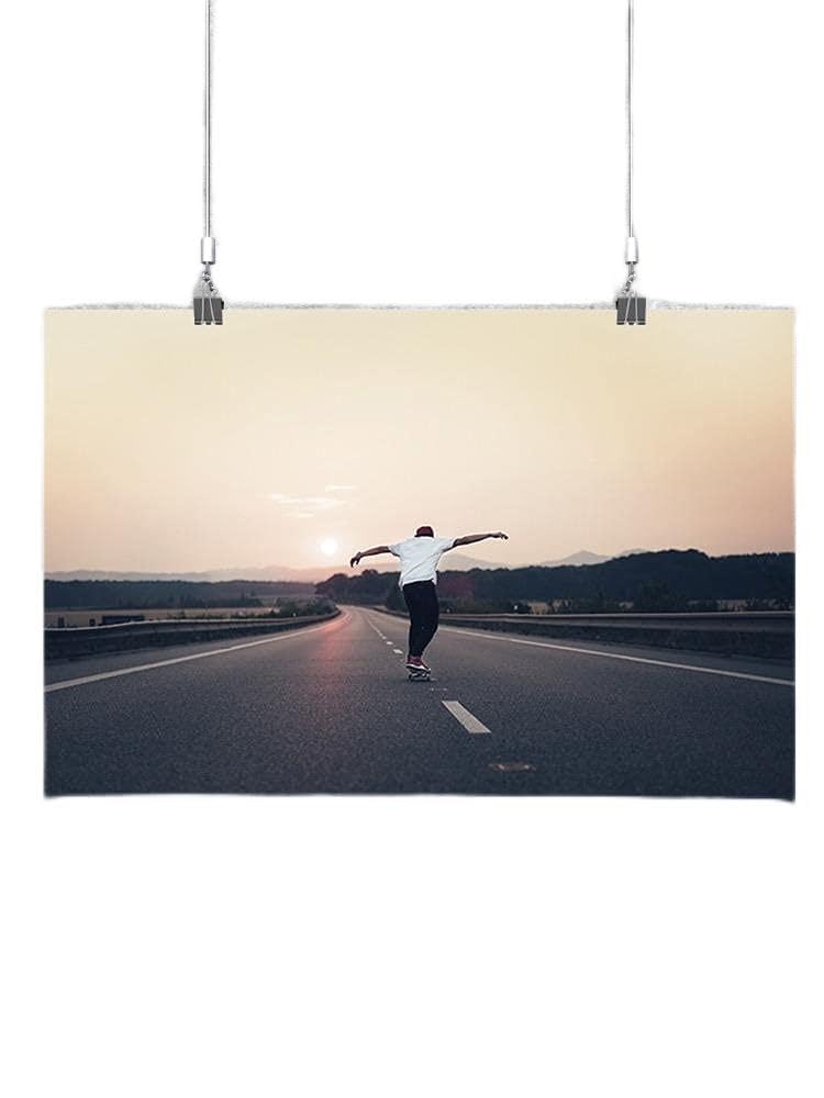 Smartprints Skateboard Rider Poster - Cool Skateboarding Wall Art for Home, Office & Gifts - Perfect for Skateboard Enthusiasts & Urban Decor