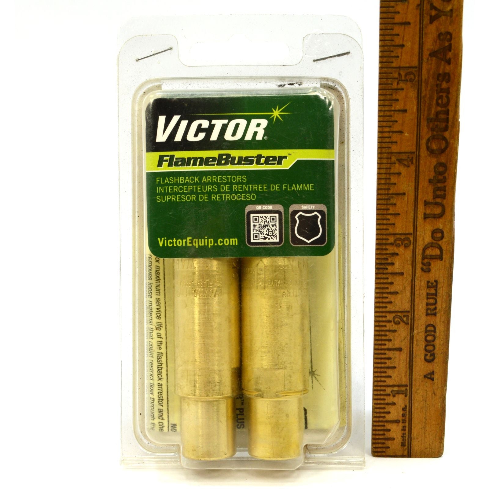 VICTOR FLAMEBUSTER FBR 1 0656 0004 Regulator Flashback Arrestor - Premium Gas Welding Safety Device for Torch & Cutting Equipment - Perfect for Industrial Metal Fabrication & HVAC Repair
