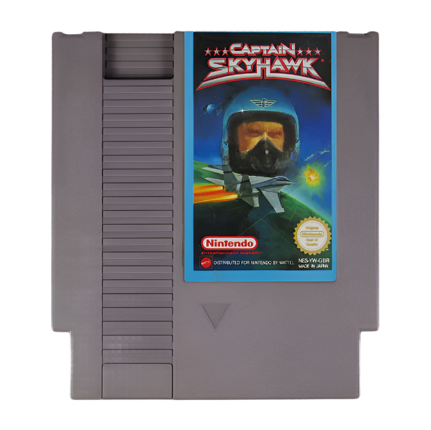 Captain Skyhawk NES Game Cartridge - Nintendo Entertainment System Retro Video Game - PAL Version for Classic Gaming & Nostalgic Fun