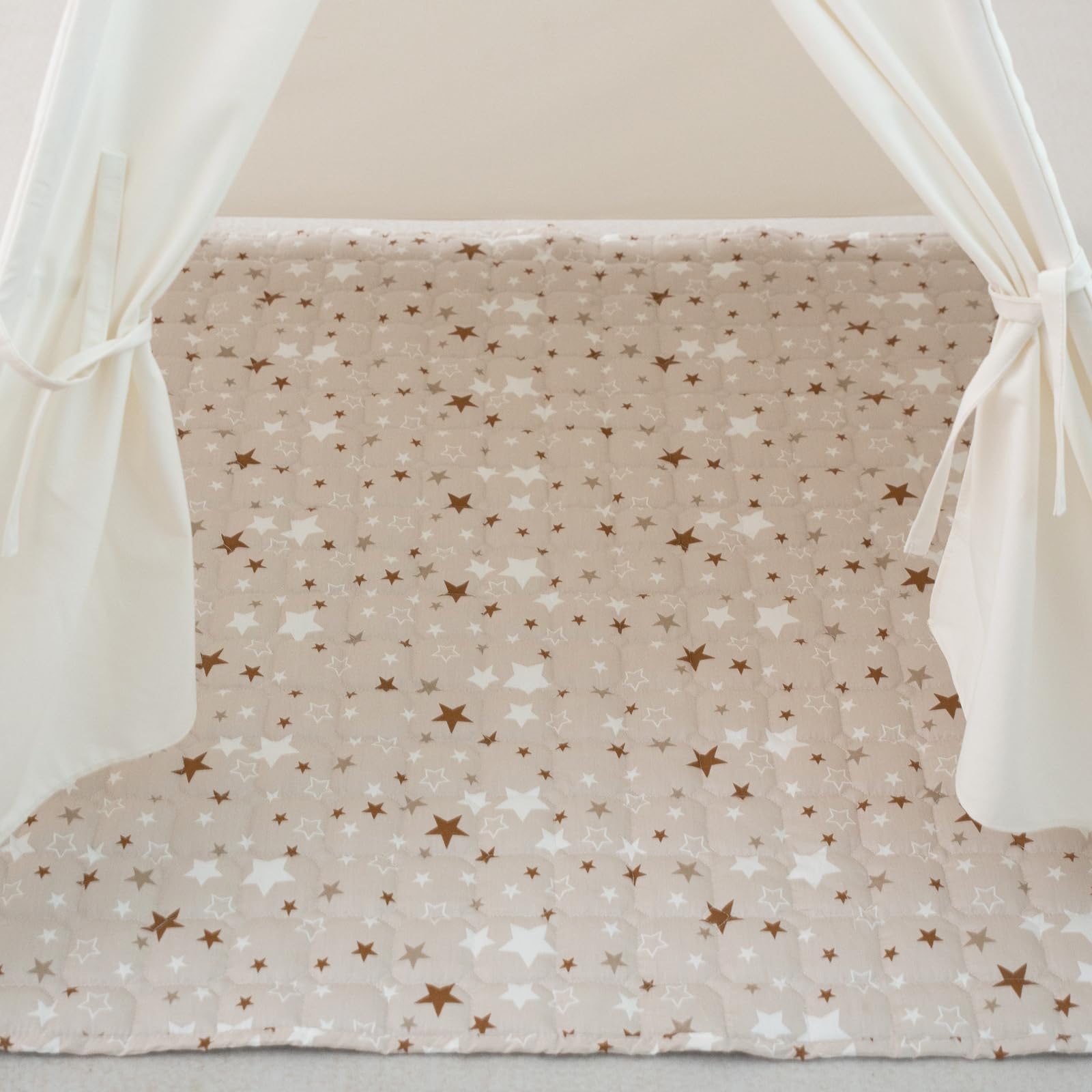 Kids Teepee Tent Mat - Portable Indoor/Outdoor Play Mat (47.3