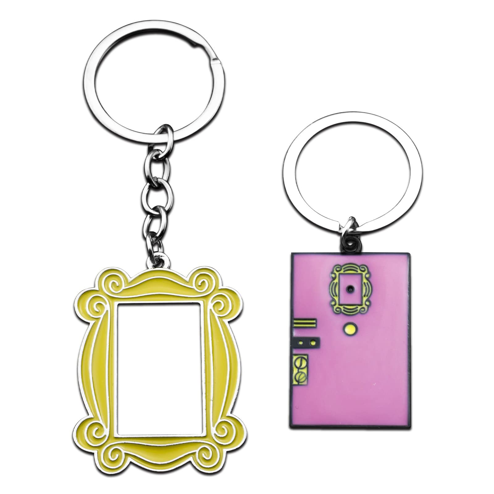 Friends TV Show Keychain Set - 2 Pack Best Friend Gifts for Women | Officially Licensed Merchandise | Perfect for Birthdays, Anniversaries & Fan Collections