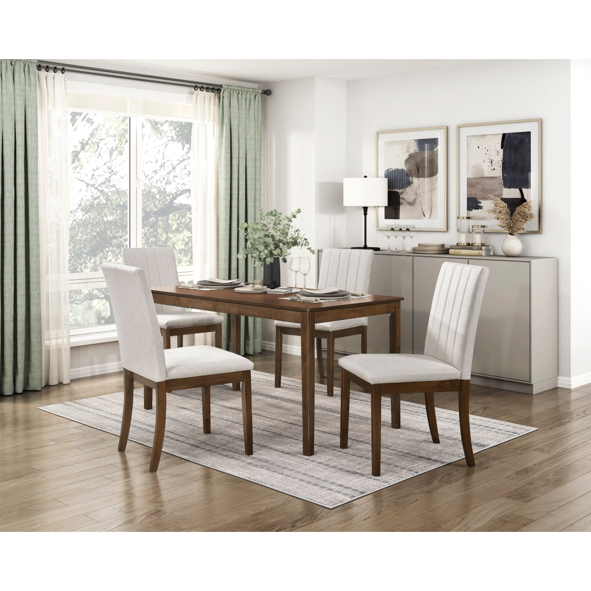 Elegant Malaysia Side Chairs Set of 2 - Modern Dining Room Chairs with Wooden Legs for Home Decor - Perfect for Dining Room, Kitchen, Living Room & Office