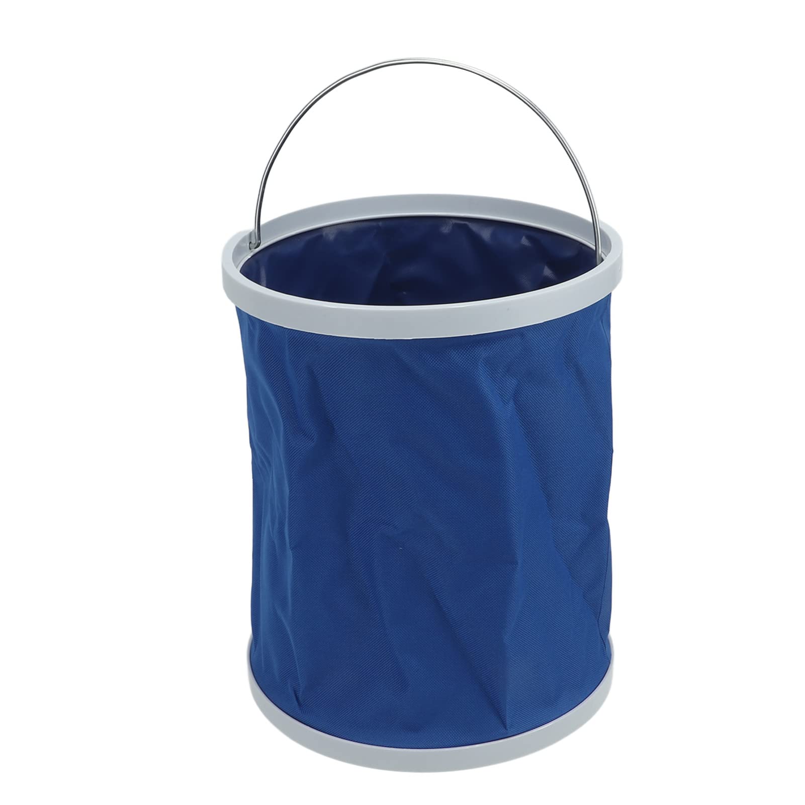 13L Foldable Fishing Bucket - Thickened Waterproof Oxford Cloth Storage Pail for Camping, Outdoor & Car Use - Perfect for Fishing Gear Storage, Beach Trips & Emergency Water Transport