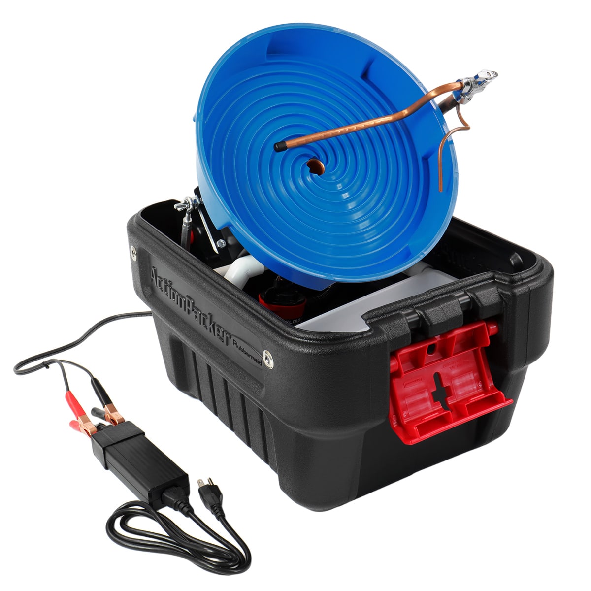 Gold Miner Advanced Spiral Wheel Gold Panning Machine with Power Supply - Portable Gold Prospecting Equipment for Outdoor Mining & Treasure Hunting