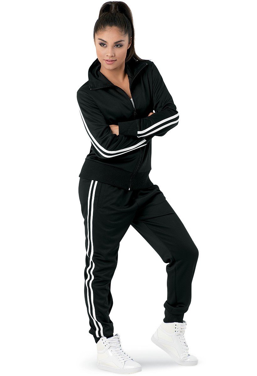 Balera Women's & Girls' Track Pants with Side Stripes - Comfortable Dance Pants for Ballet, Yoga & Workout - Perfect for Dance Classes, Gym & Casual Wear