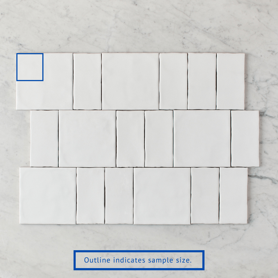 Newport Gloss Square & Subway Pattern Tile Samples - Perfect for Kitchen Backsplash, Bathroom Walls & Home Renovation Projects