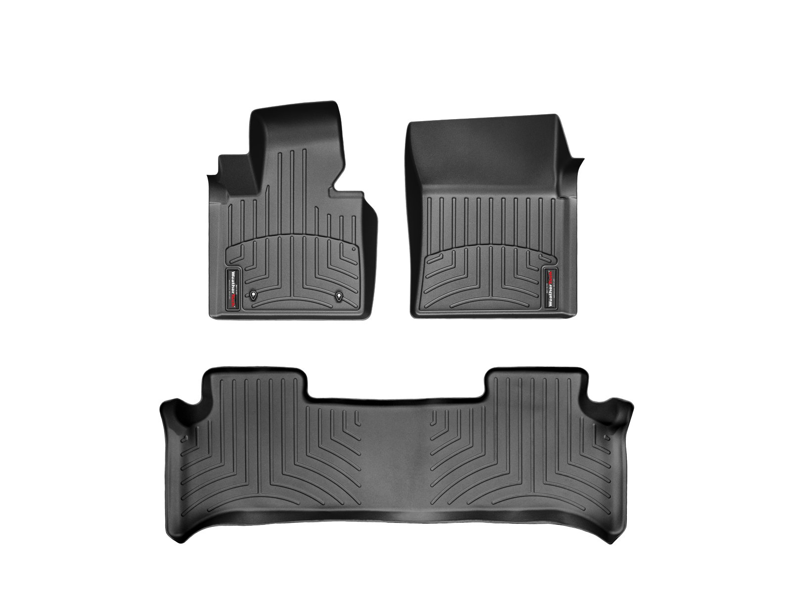 WeatherTech Custom Fit All-Weather Floor Mats for Cars & Trucks - Heavy Duty Protection, Easy Clean (Model 44291-1-2) - Perfect for Daily Commute, Road Trips & Off-Road Adventures