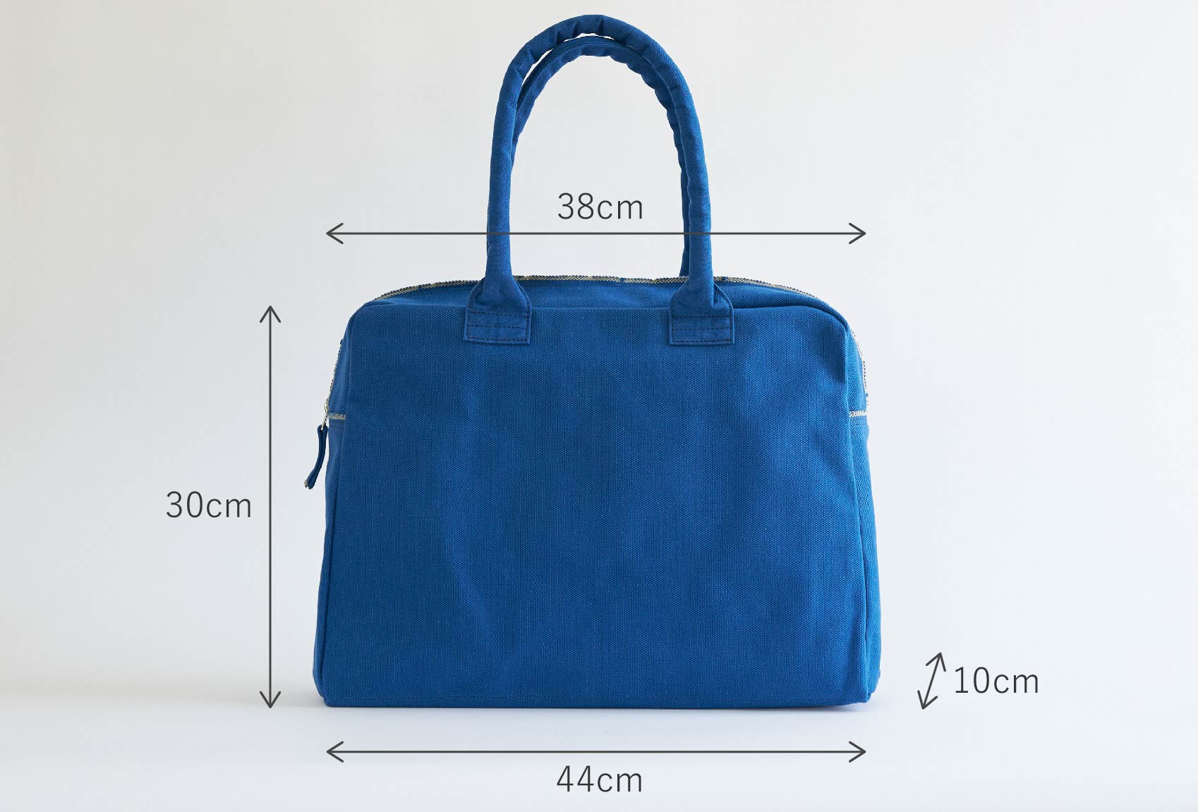 Kurashiki Hampu Canvas Briefcase - Bluish Gray | Vintage Japanese Messenger Bag for Work, Travel & Everyday Use