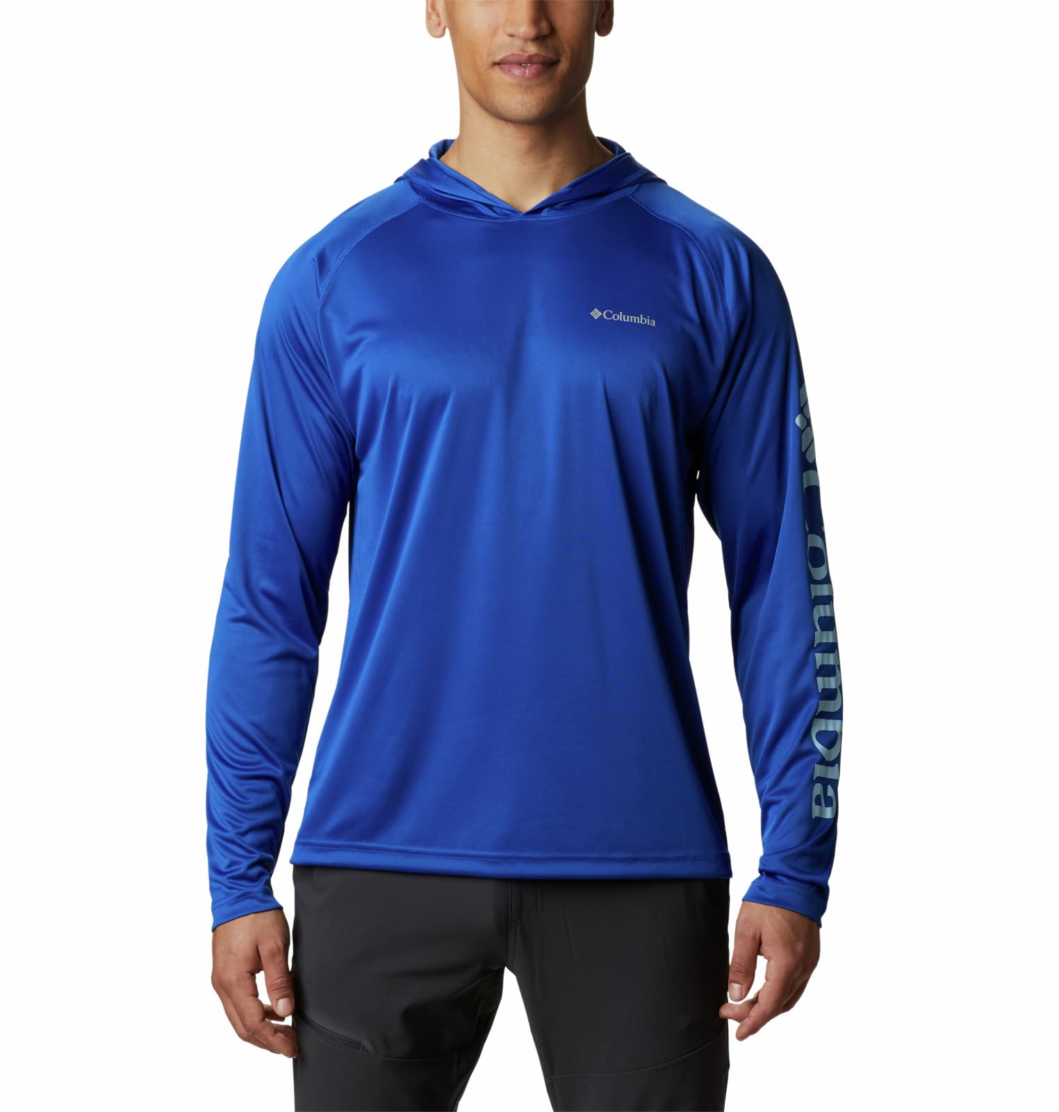 Columbia Men's Fork Stream Full Zip Hoodie - Lightweight Fleece Jacket for Hiking, Camping & Outdoor Activities