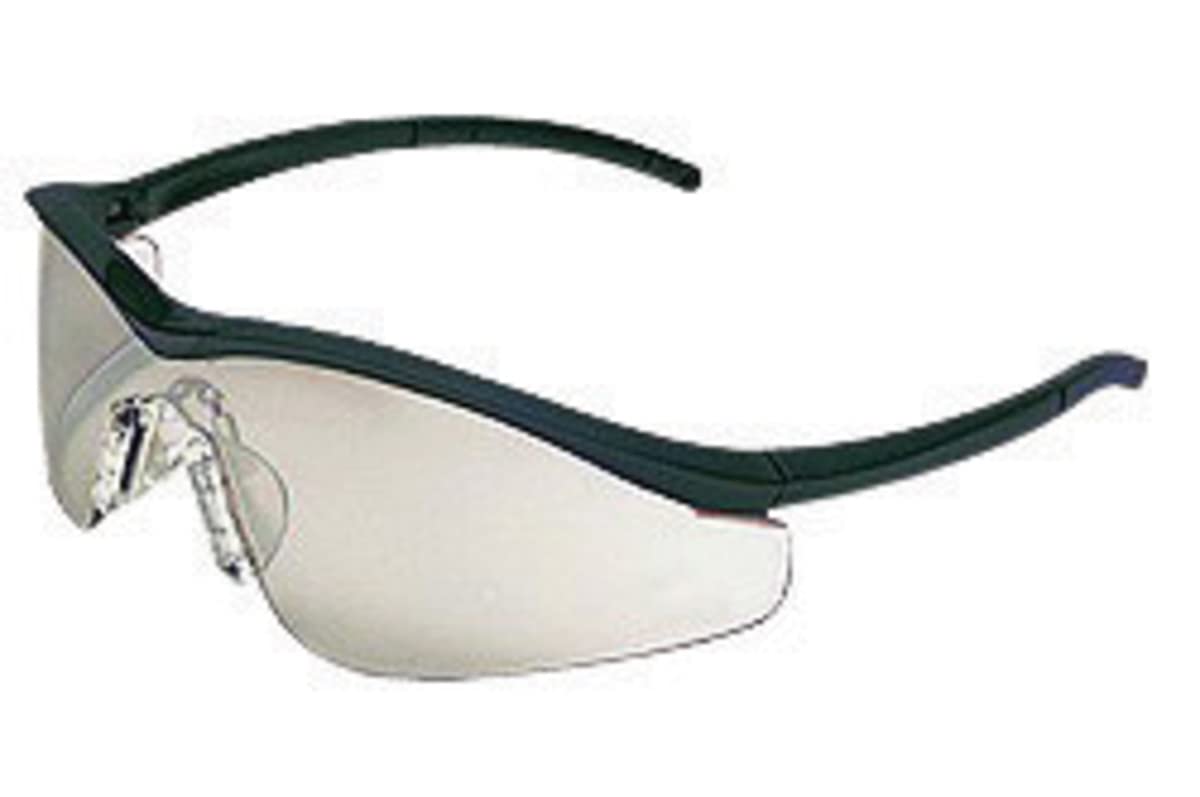 Triwear Safety Glasses - Onyx Nylon Frame, Clear Polycarbonate Lens with Anti-Fog & Anti-Scratch Coating - Includes Carrying Case, Breakaway Cord & Black Temple Sleeves - Ideal for Construction, Woodworking & Outdoor Activities