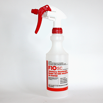 F10 Trigger Spray Bottle Empty - Refillable Chemical Sprayer for Cleaning, Disinfecting & Gardening - Perfect for Home, Office & Outdoor Use