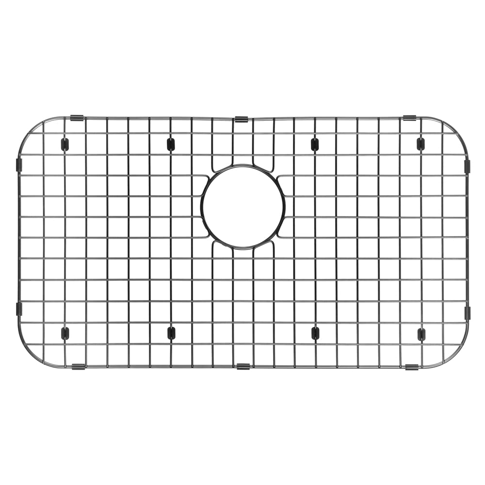 STARSTAR Matte Black 304 Stainless Steel Sink Protector Grid - 26