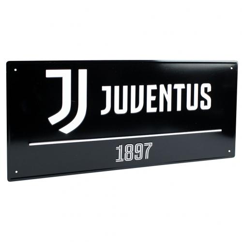 Juventus FC Street Sign - Official Juventus Football Club Metal Plaque for Home, Bar & Man Cave Decor