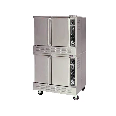 American Range MSDE 2 Double Deck Standard Depth Electric Oven - Commercial Grade Restaurant Equipment for Baking, Roasting & Cooking - Perfect for Bakeries, Pizzerias & Food Service Businesses