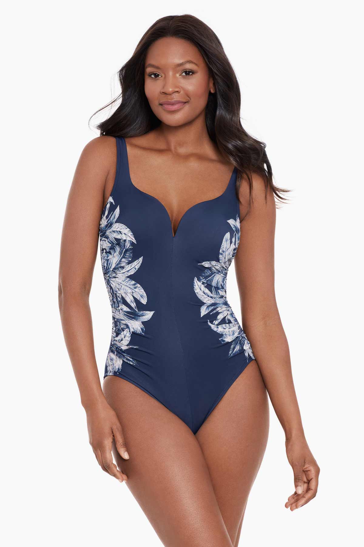 Sexy One Piece Swimsuit in Tropical Print - Perfect for Beach Vacations, Pool Parties & Summer Getaways