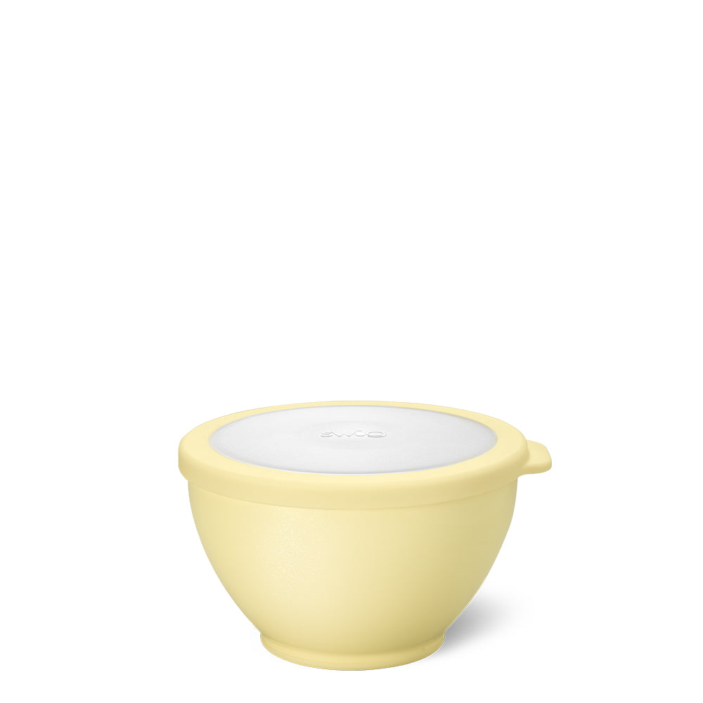 Shimmer Buttercup 60oz Lunch Bowl Set - BPA-Free, Microwave & Dishwasher Safe - Perfect for Office, School, Picnics & Meal Prep