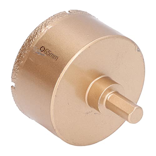 Professional Brazed Hole Saw Drill Bits for Glass, Marble, Granite - Round Shank, High Torsion - Perfect for Carpenters & Stone Workers (Ideal for Tile Cutting, Bathroom Renovations & Countertop Installations)