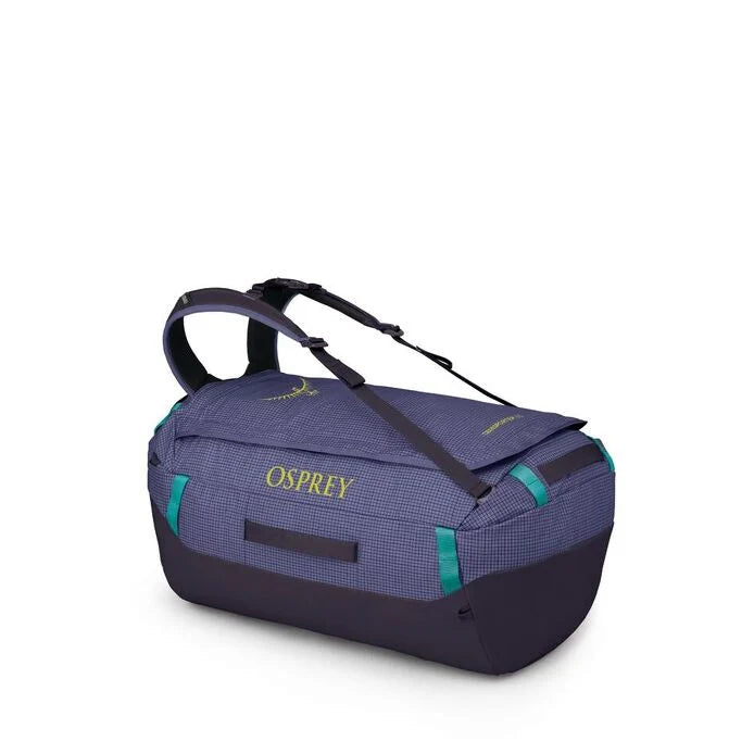 Osprey Transporter Duffel 65 - Waterproof Travel Duffel Bag for Outdoor Adventures, Camping & Air Travel - Durable 65L Carry-On Luggage with Shoulder Straps